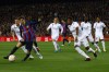 Barcelona's Gavi, left, controls the ball during the Spanish Copa del Rey semi final, second leg soccer match between Barcelona and Real Madrid at the Camp Nou stadium in Barcelona, Spain, Wednesday, April 5, 2023. (AP Photo/Joan Monfort)