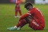 Bayern's Kingsley Coman looks dejected after the Champions League quarter final second leg soccer match between Bayern Munich and Manchester City, at the Allianz Arena stadium in Munich, Germany, Wednesday, April 19, 2023. (AP Photo/Matthias Schrader)