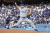 Chicago Cubs starting pitcher Jameson Taillon throws to the plate during the second inning of a baseball game against the Los Angeles Dodgers Saturday, April 15, 2023, in Los Angeles. (AP Photo/Mark J. Terrill)