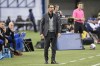 CF Montreal's head coach Hernan Losada looks on from the sideline during second half MLS soccer action against the Philadelphia Union in Montreal, Saturday, March 18, 2023. THE CANADIAN PRESS/Graham Hughes