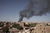 Smoke is seen in Khartoum, Sudan, Wednesday, April 19, 2023.&nbsp;Abd Algadier, a Sudanese citizen of Canada, is mere blocks from the head-quarters of the Rapid Support Forces headquarters, the paramilitary group whose lashing against the Sudan’s army has left him unable to return to Canada and in peril on nearly every front.&nbsp;THE CANADIAN PRESS/AP-Marwan Ali