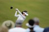 Lydia Ko, of New Zealand, hits her tee shot on the ninth hole during the Chevron Championship women's golf tournament at The Club at Carlton Woods on Thursday, April 20, 2023, in The Woodlands, Texas. (AP Photo/David J. Phillip)