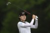 In Gee Chun watches her tee shot on the 17th hole during the first round of The Chevron Championship golf tournament Thursday, April 20, 2023, in The Woodlands, Texas. (AP Photo/David J. Phillip)