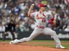 St. Louis Cardinals starting pitcher Jack Flaherty throws against the Seattle Mariners during the second inning of a baseball game Sunday, April 23, 2023, in Seattle. (AP Photo/Lindsey Wasson)