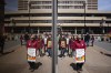PSAC workers and supporters walk a picket line in Halifax on Monday, April 24, 2023. The union representing thousands of striking public servants enters the seventh day of the strike is making good on their promise to ramp up the heat. THE CANADIAN PRESS/Darren Calabrese