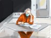 Former fashion mogul Peter Nygard is shown in this courtroom sketch in Toronto on Wednesday, Jan. 19, 2022. Nygard's lawyers are appealing a United States extradition order that would require the 81-year-old be sent south of the border once his Canadian court cases are settled. THE CANADIAN PRESS/Alexandra Newbould