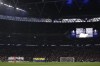 The teams of England and Brazil participate in a minutes applause in memory of the late Brazilian soccer legend Pele before the Women's Finalissima soccer match between England and Brazil at Wembley stadium in London, Thursday, April 6, 2023. (AP Photo/Ian Walton)