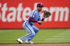 Philadelphia Phillies shortstop Trea Turner fields a ground out by Seattle Mariners' AJ Pollock during the second inning of a baseball game, Thursday, April 27, 2023, in Philadelphia. (AP Photo/Matt Slocum)
