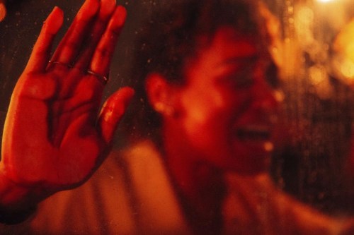 This image released by A24 shows Sophie Wilde in a scene from 