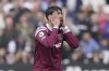 West Ham's Lucas Paqueta reacts during the English Premier League soccer match between West Ham and Southampton at the London Stadium in London, Sunday, April 2, 2023.(AP Photo/Kin Cheung)