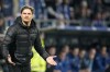Dortmund's head coach Edin Terzic gestures during the German Bundesliga soccer match between VfL Bochum and Borussia Dortmund in Bochum, Germany, Friday, April 28, 2023. (AP Photo/Martin Meissner)