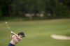 Cheyenne Knight hits her tee shot on the 12th hole during the second round of the Chevron Championship women's golf tournament at The Club at Carlton Woods on Friday, April 21, 2023, in The Woodlands, Texas. (AP Photo/David J. Phillip)