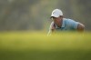 Rory McIlroy, of Northern Ireland, lines up a putt on the 17th hole during the first round of the Masters golf tournament at Augusta National Golf Club in Augusta, Ga., Thursday, April 6, 2023. McIlroy was one of several golfers named to the field of the men's national championship this afternoon. THE CANADIAN PRESS/AP-Matt Slocum