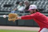 Philadelphia Phillies' Bryce Harper takes infield practice at first base during a rehabilitation workout before a baseball game between the Chicago White Sox and the Phillies, Wednesday, April 19, 2023, in Chicago. (AP Photo/Charles Rex Arbogast)