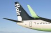 The tail section of a Flair Airlines plane is seen in this undated handout photo. The CEO of Flair Airlines says there isn't room in the Canadian market for all of the carriers jockeying for position in a crowded field right now. THE CANADIAN PRESS/HO-Flair Airlines *MANDATORY CREDIT*