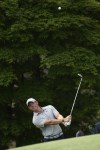 Rory McIlroy, of Northern Ireland, hits from the fairway on the eighth hole during the second round of the Masters golf tournament at Augusta National Golf Club on Friday, April 7, 2023, in Augusta, Ga. Ga. (AP Photo/Matt Slocum)