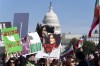 FILE - Demonstrators rally at the National Mall in Washington to protest against the Iranian regime, Oct. 22, 2022, following the death of Mahsa Amini in the custody of the Islamic republic's notorious 