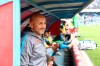 Napoli coach Luciano Spalletti takes his place on the bench ahead of the Serie A soccer match between Napoli and Salerntiana, at the Diego Armando Maradona stadium in Naples, Italy, Sunday, April 30, 2023. (Alessandro Garofalo/LaPresse via AP)