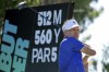Co-Captain Ian Poulter, of Majesticks GC, hits on the ninth tee during the final round of LIV Golf Adelaide at the Grange Golf Club, Sunday, April 23, 2023, in Adelaide, Australia. (Photo by Jason O'Brien/LIV Golf via AP)
