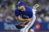 Toronto Blue Jays relief pitcher Zach Pop (56) throws in the third inning of their American League MLB baseball game against the Boston Red Sox in Toronto on Sunday, October 2, 2022. THE CANADIAN PRESS/Cole Burston