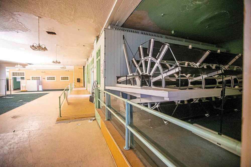 The Paddlewheel Restaurant on the sixth floor.