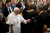 Andrew Medichini / The Associated Press files
                                Pope Francis has expressed willingness to return Indigenous artifacts held in the Vatican museum.