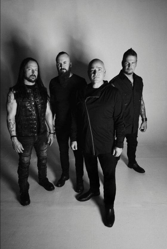 Metal band Disturbed plays the arena today. (Supplied)