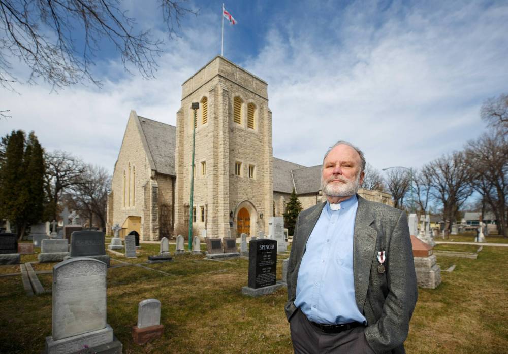 Mike Deal / Winnipeg Free Press
The Very Rev. Paul Johnson, Rector and Dean at St. John’s Anglican Cathedral which will hold a coronation service on Saturday.