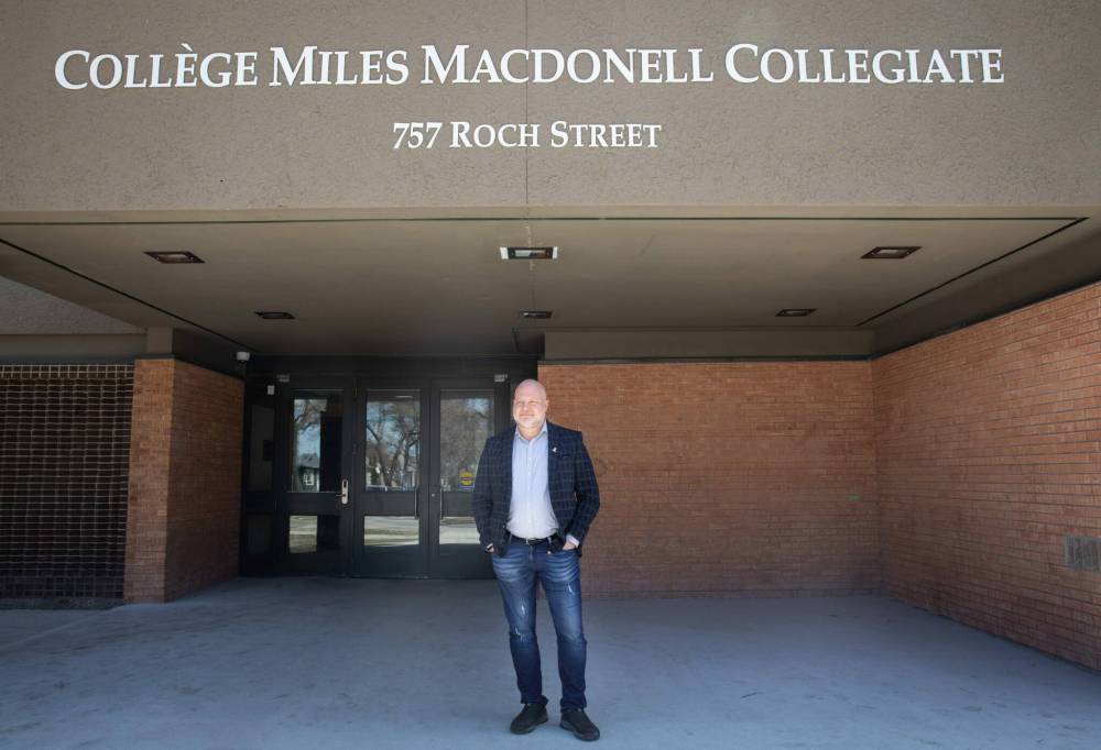 JESSICA LEE / WINNIPEG FREE PRESS
“Our school division has a responsibility to prioritize the education and growth of all of our students, including those who are dedicated to academic pursuits and ambitious in that endeavour,” said Rob Harder, a father of four.