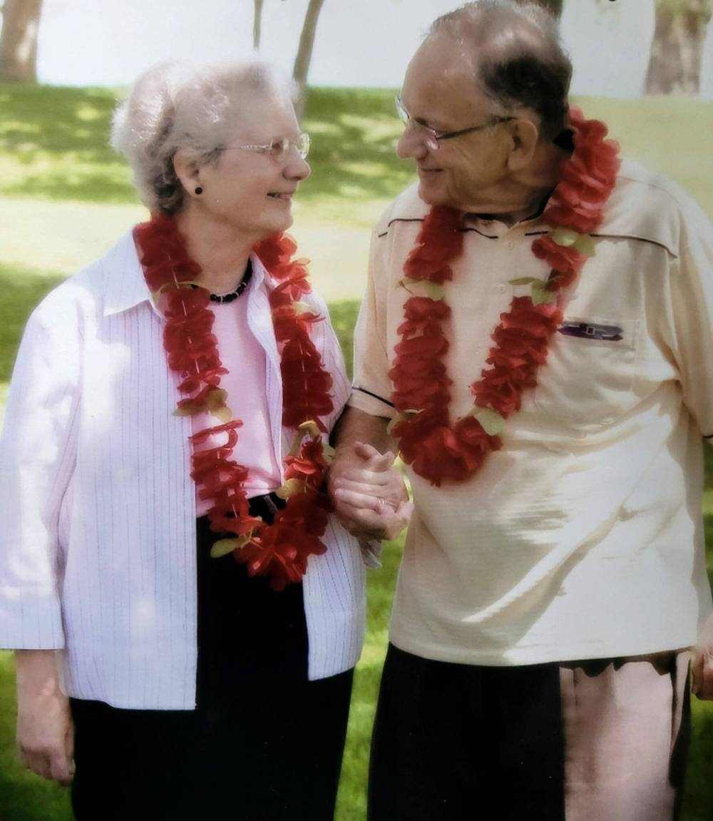 SUPPLIED
                                Art and Marjorie Woittie (Laycock) on their 60th wedding anniversary.