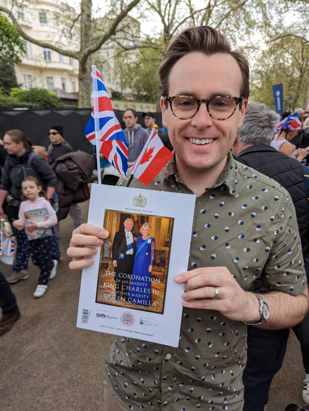 SUPPLIED
Daniel Guenther, co-chair of the Manitoba branch of the Monarchist League of Canada, was on the ground in London, England, Saturday morning when Charles was crowned at Westminister Abbey.