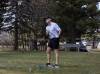 Duane Penner observes where the ball he just hit lands at Pine Ridge Golf Club on May 5. (Jessica Lee / Winnipeg Free Press files)