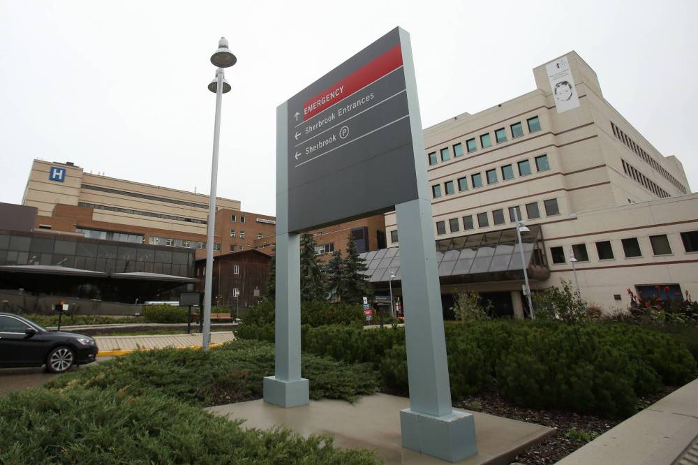 SHANNON VANRAES / WINNIPEG FREE PRESS FILES
Winnipeg’s Health Sciences Centre.