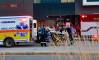 NEWS4.CA
 Winnipeg police and paramedics attend to victims after a multiple stabbing at Polo Park Friday night.