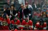 (AP Photo/Michael Laughlin)
                                Former Winnipeg Jets head coach Paul Maurice, centre, has gone on to have success with the Florida Panthers, who are currently leading their NHL Stanley Cup second-round playoff series against the Toronto Maple Leafs, 3-0.