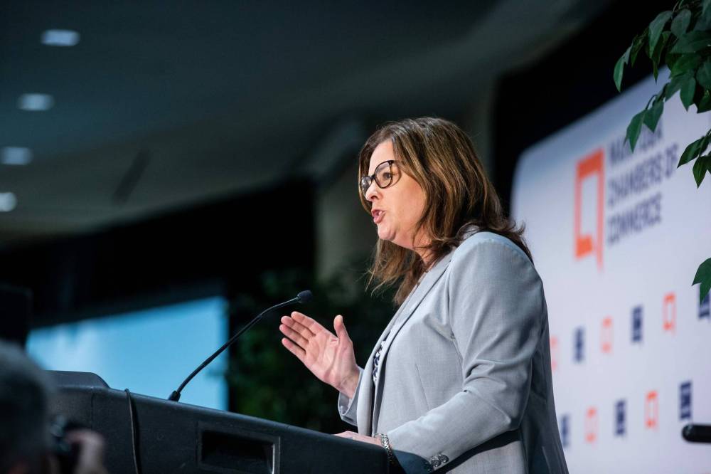 MIKAELA MACKENZIE / WINNIPEG FREE PRESS FILES
Premier Heather Stefanson defended her government’s work to reduce surgical and diagnostic backlogs from the COVID-19 pandemic in question period and thanked the task force charged with reducing patient wait lists.