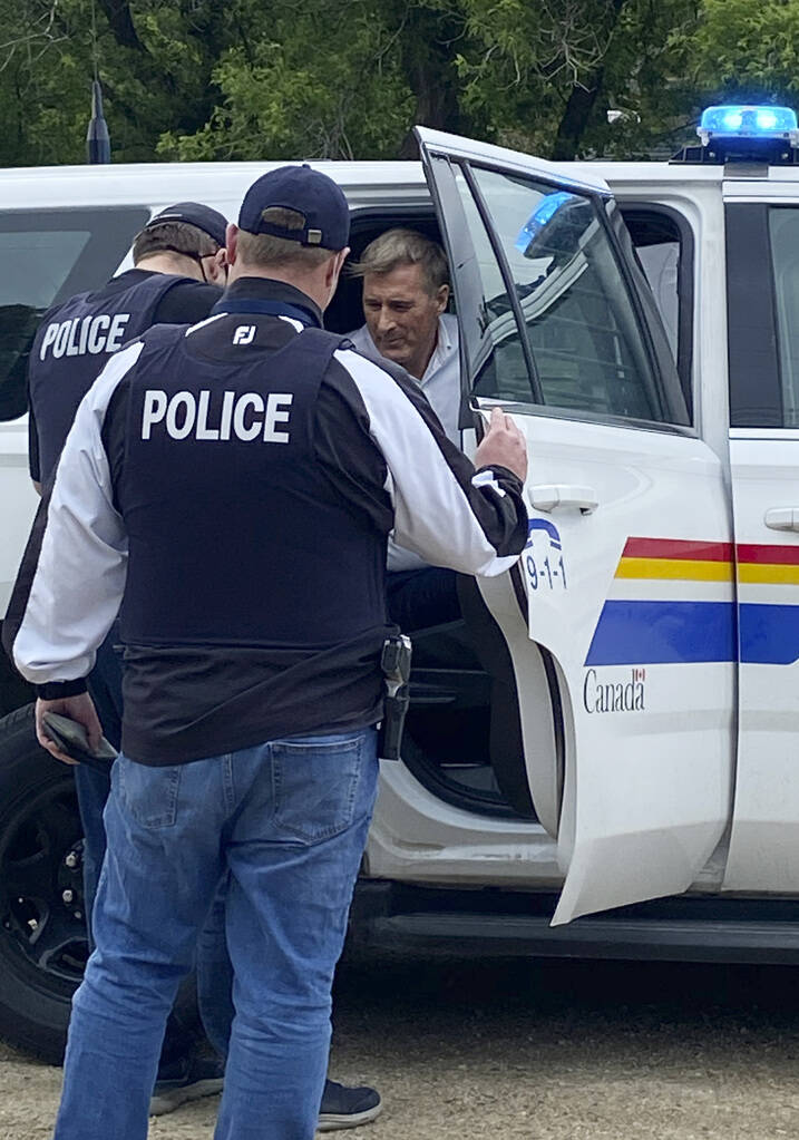 NICOLE BUFFIE / THE CARILLON
Bernier was arrested by Manitoba RCMP in June 2021, after a rally outside St Pierre protesting COVID-19 lockdowns and public health orders.