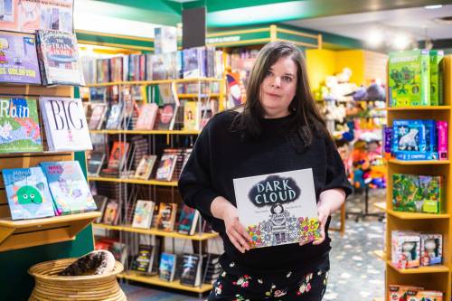 MIKAELA MACKENZIE / WINNIPEG FREE PRESS
                                Anna Lazowski will release Dark Cloud at McNally Robinson today.