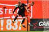 Forge Photo
                                Valour forward Kian Williams goes airborne to play a ball in Saturday&rsquo;s 3-2 loss to Forge FC