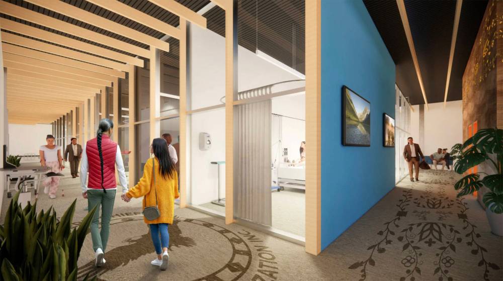 SUPPLIED
Renderings of the Southern Chiefs’ Organization (SCO) project to transform the Hudson’s Bay Company heritage building in downtown Winnipeg.