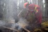 The smoke blowing through Winnipeg is from forest fires in northern Saskatchewan. (Liam Richards / Canadian Press files)
