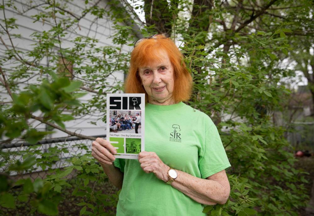 JESSICA LEE / WINNIPEG FREE PRESS
Joan Dennison volunteers with Shakespeare in the Ruins, which stages a Shakespearean play at the Trappist Monastery Provincial Park in St. Norbert every spring.