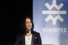 Mike Deal / Winnipeg Free Press
                                Wednesday’s annual meeting of Economic Development Winnipeg was its first in four years and the final one for outgoing president and CEO Dayna Spiring.
