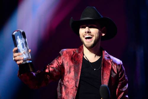 Alberta country music star Brett Kissel (pictured) and the James Barker Band from Ontario will headline the Aug. 18 outdoor concert to be held in front of the Burton Cummings Theatre. (Frank Gunn / The Canadian Press files)