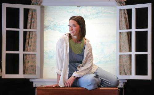 RUTH BONNEVILLE / WINNIPEG FREE PRESS
                                Playwright/actor Marie-Ève ​​Fontaine, on the set of her play Cet été qui chantait, which draws from Manitoba author Gabrielle Roy&rsquo;s 1972 novel.