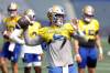 RUTH BONNEVILLE / WINNIPEG FREE PRESS
                                Blue Bombers quarterback Dru Brown says it’s ‘sink or swim’ for the team’s newcomers.