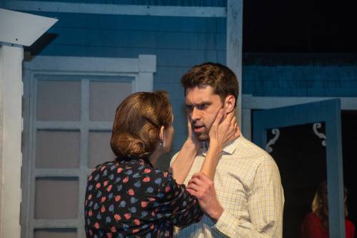 Connor McBride Photo
                                Kate Keller (Heather Roberts) and Chris Keller (Justin Fry)