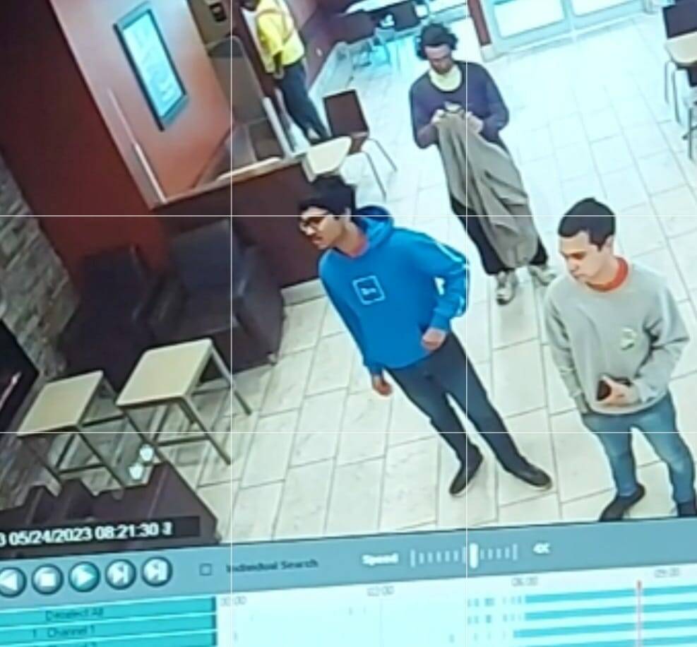 Inuka Gunathilaka, 15, was spotted on CCTV footage from inside a Tim Hortons coffee shop near Killarney Avenue and Pembina Highway on May 24, 2023. (Supplied)