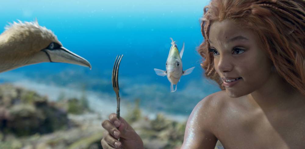 Disney
The live-action remake features many CGI talking animals and fish, some of which are rather alarming.