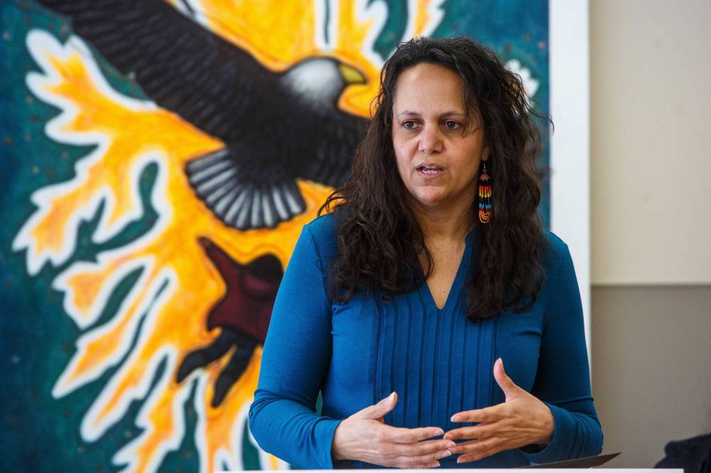 MIKE DEAL / WINNIPEG FREE PRESS FILES
“Thunderwing is really a program that supports families on a journey — whatever their goals may be,” Mount Carmel Clinic executive director Bobbette Shoffner said at a news conference.